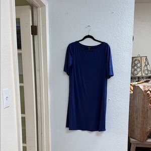 Elegant Blue Eileen Fisher Women's Dress